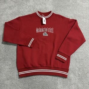 Homefield Washington State Cougars Football Sweatshirt Mens M Red Crewneck NWT